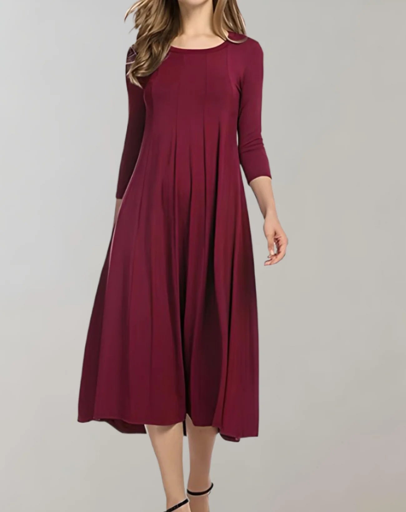 Inez – Edles Leichtes Midikleid