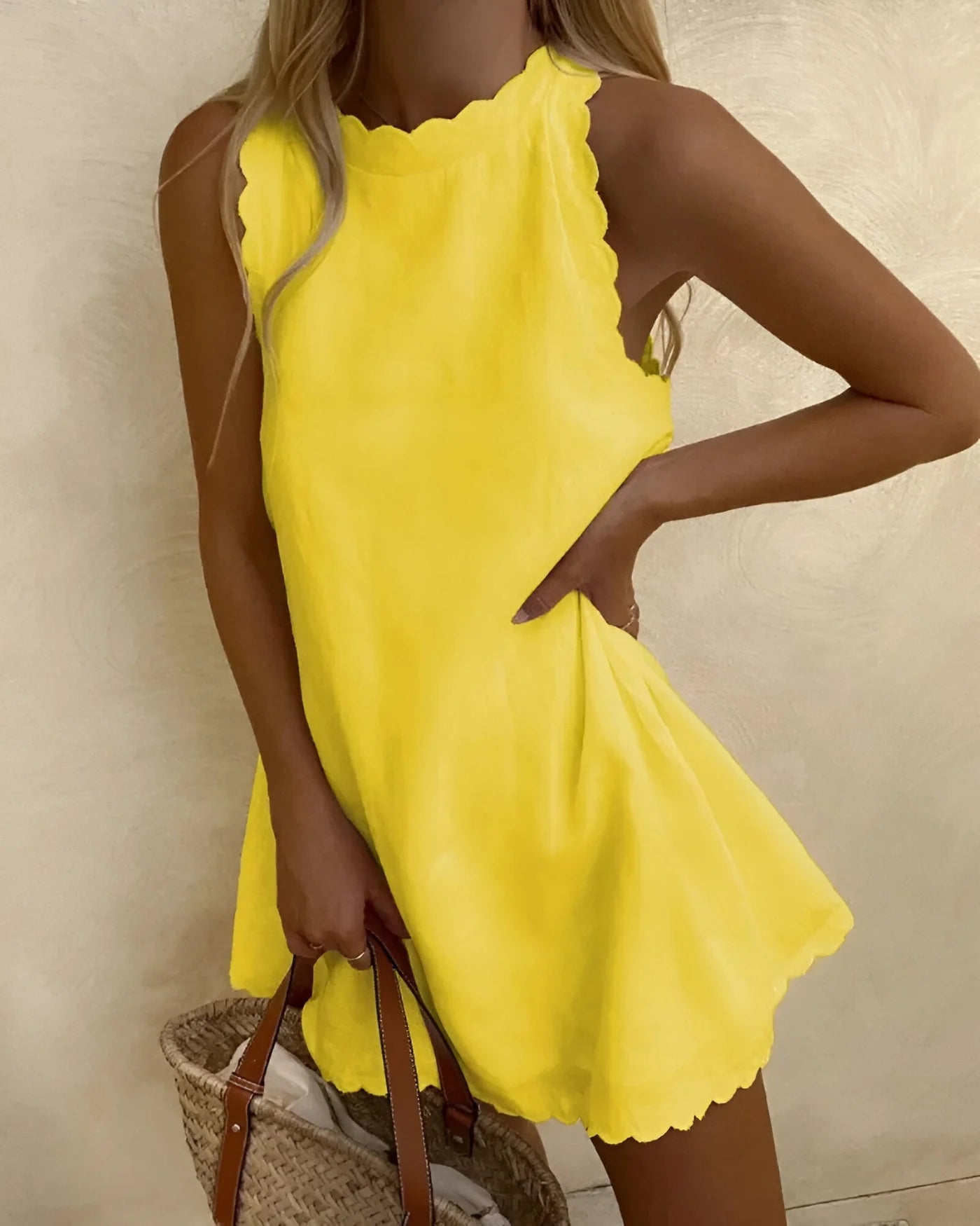 Amity – Charmantes Leinen-Minikleid