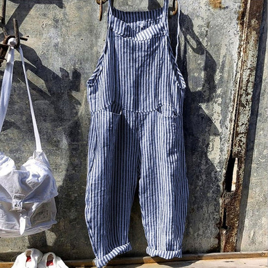 Aelira – Trendiger Leinen-Jumpsuit